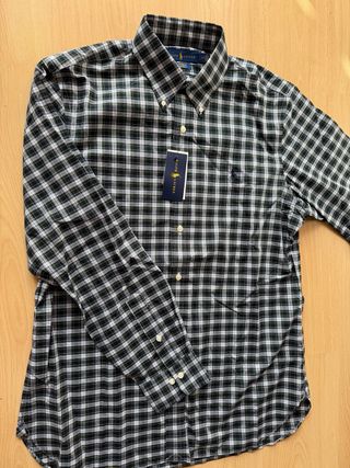 Camisa Ralph Lauren Cuadros Verde y Negro