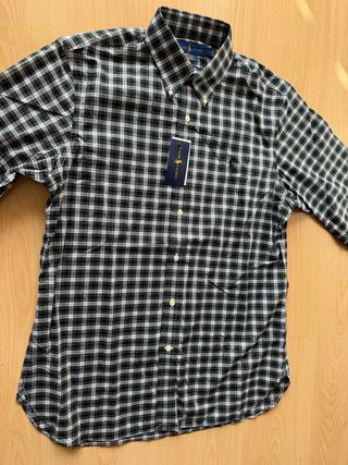 Camisa Ralph Lauren Cuadros Verde y Negro