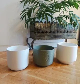 Lote 3 Macetas NO son de plástico