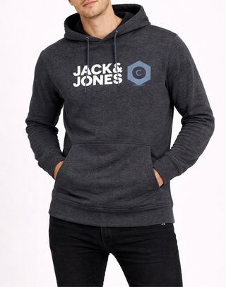Sudadera Jack & Jones Gris Oscuro Talla M