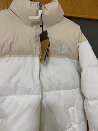 Chaqueta The North Face Beige y Blanca