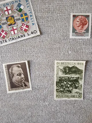Serie francobolli Repubblica Italiana
