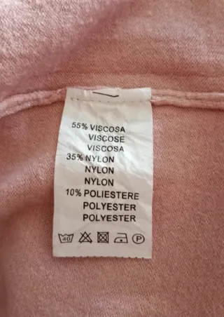 Jersey MNG rosa, crema.