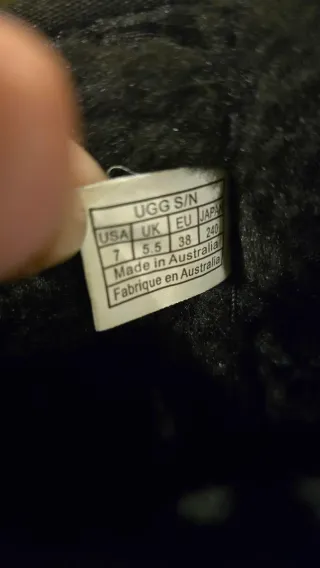 Botas UGG Negras Charol