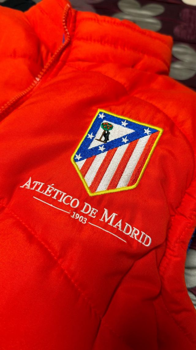 Chaleco Atletico de Madrid Polar Sin uso, original