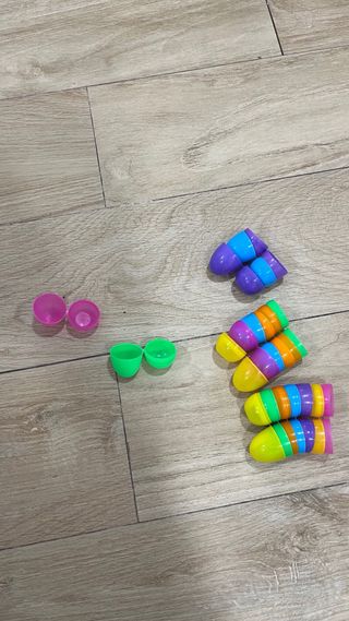 Huevos de plástico para chocolates / dulces