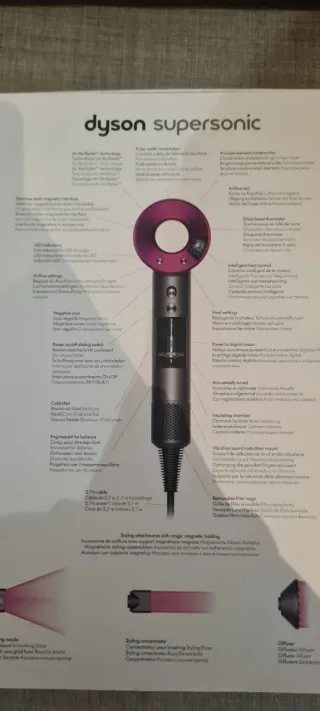 Asciugacapelli Dyson Grigio/Rosa