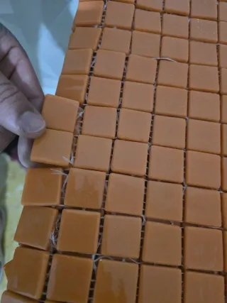 Mosaico Rachola Naranja 31x31