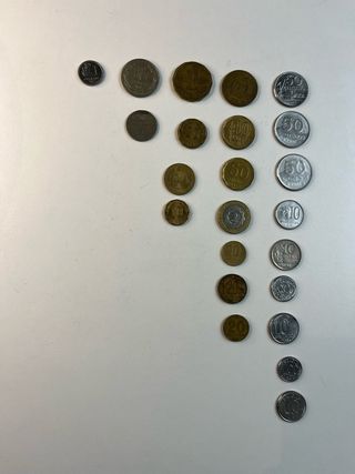 Lote Monedas de varios países de Sudamérica.