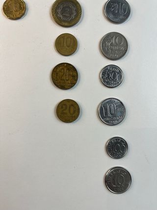 Lote Monedas de varios países de Sudamérica.