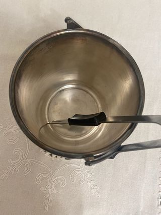 Cubitera Vintage Alpaca Plateada