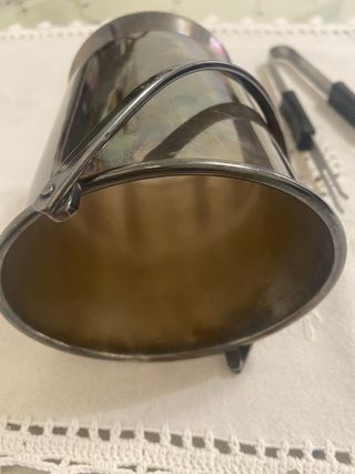 Cubitera Vintage Alpaca Plateada