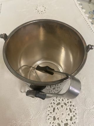 Cubitera Vintage Alpaca Plateada