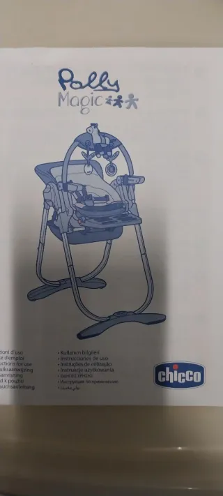 Trona Chicco Azul con Juguetes