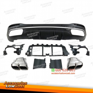 Difusor Trasero Mercedes W167 GLE 2020 Colas