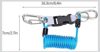 Mosquetón con extensor de liberación rápida buceo