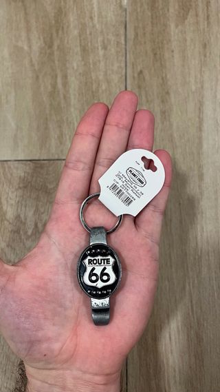 Llavero Route 66 Abrebotellas
