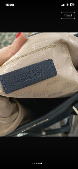 Borsa Michael Kors blu