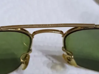 Gafas Ray Ban Aviator Vintage Doradas Originales