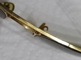 Gafas Ray Ban Aviator Vintage Doradas Originales