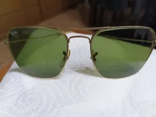 Gafas Ray Ban Aviator Vintage Doradas Originales