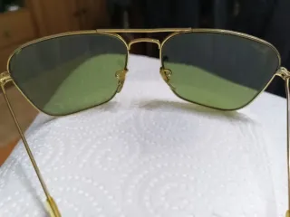 Gafas Ray Ban Aviator Vintage Doradas Originales