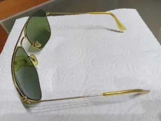 Gafas Ray Ban Aviator Vintage Doradas Originales