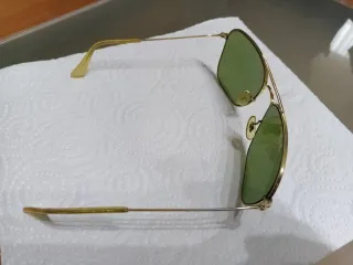 Gafas Ray Ban Aviator Vintage Doradas Originales