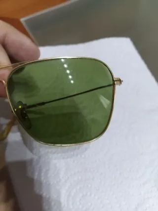 Gafas Ray Ban Aviator Vintage Doradas Originales