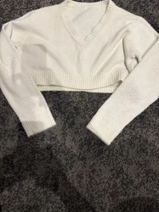 Jersey de lana blanco