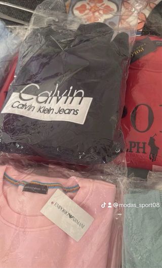 Sudadera Emporio Armani sin capucha Azul Talla XXL