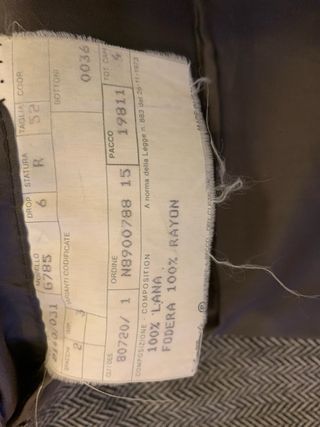 Blazer Burberrys Vintage Uomo in Tweed size52