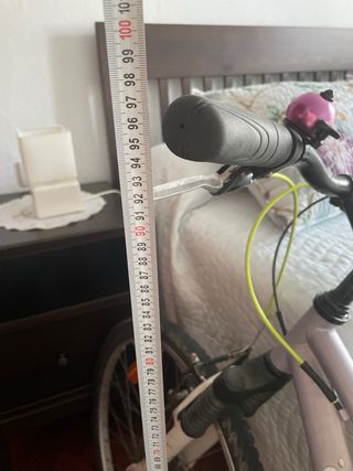 Bicicleta infantil Btwin morada