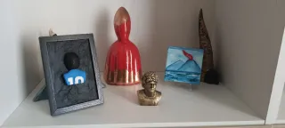 Quadretto Maradona Busto 3D Artigianale