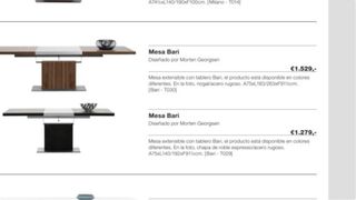 Mesa de diseño BO CONCEPT