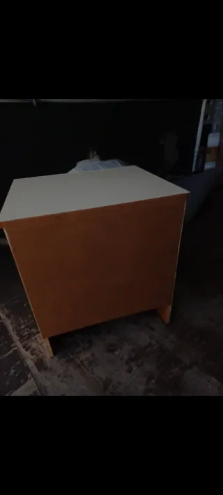 Cómoda beige 3 cajones