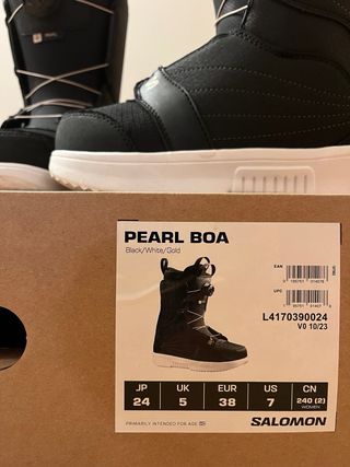 Scarponi Snowboard Salomon Pearl Boa Donna 2025