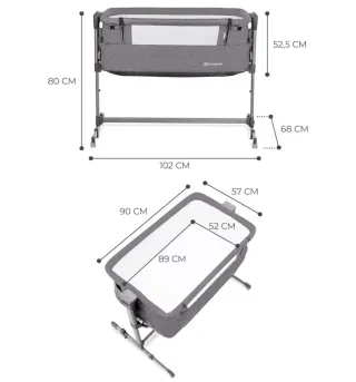 Cuna colecho Kinderkraft 102x57 cm