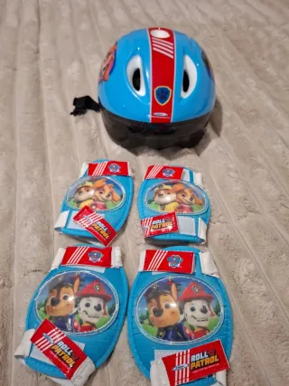 Casco y protecciones Paw Patrol