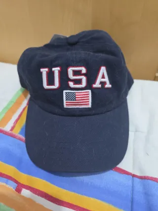 Gorra USA niño azul