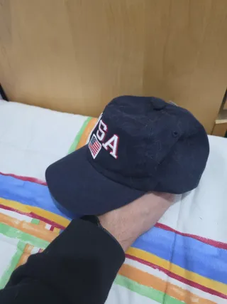Gorra USA niño azul