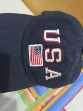 Gorra USA niño azul