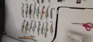 Conjunto de Iscas de Pesca Variadas