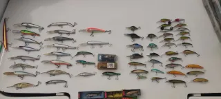 Conjunto de Iscas de Pesca Variadas