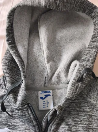 Sudadera Joma gris y amarillo