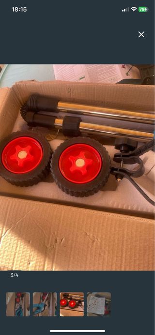 Desbrozadora eléctrica con cuchillas