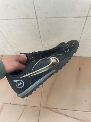 Nike Mercurial Vapor 14 Academy TF Negro/Dorado