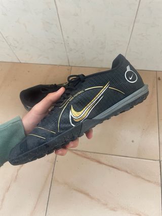 Nike Mercurial Vapor 14 Academy TF Negro/Dorado