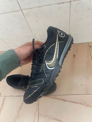 Nike Mercurial Vapor 14 Academy TF Negro/Dorado