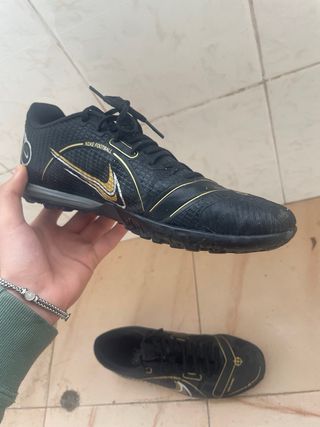 Nike Mercurial Vapor 14 Academy TF Negro/Dorado